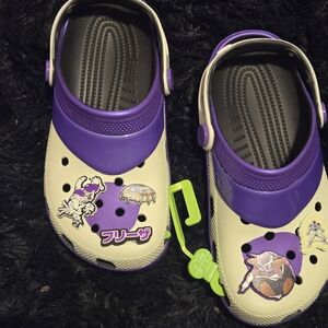 Kids Purple and Cream Clogs Dragon Ball Z